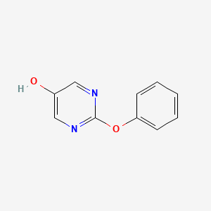 molecular formula C10H8N2O2 B14852418 2-Phenoxypyrimidin-5-OL 