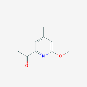 1-(6-Methoxy-4-methylpyridin-2-YL)ethan-1-one