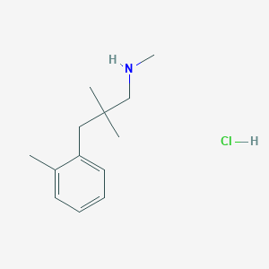 [2,2-Dimethyl-3-(2-methylphenyl)propyl](methyl)amine hydrochloride