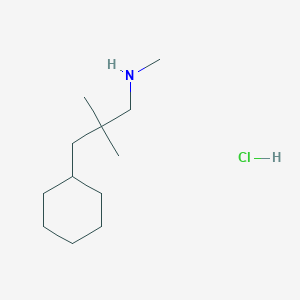 (3-Cyclohexyl-2,2-dimethylpropyl)(methyl)amine hydrochloride