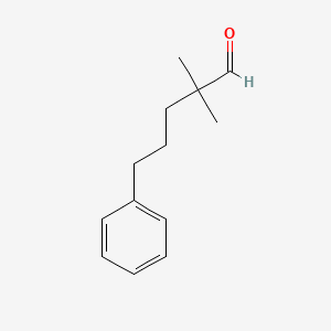 2,2-Dimethyl-5-phenylpentanal