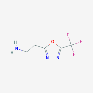 2-(5-(Trifluoromethyl)-1,3,4-oxadiazol-2-YL)ethanamine