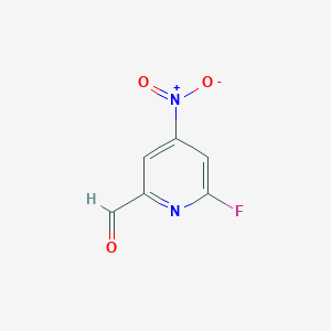 6-Fluoro-4-nitropyridine-2-carbaldehyde