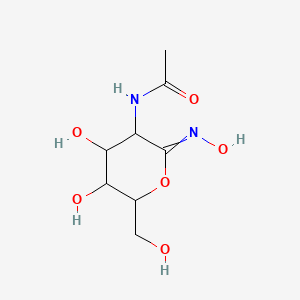 N-[4,5-dihydroxy-2-hydroxyimino-6-(hydroxymethyl)oxan-3-yl]acetamide