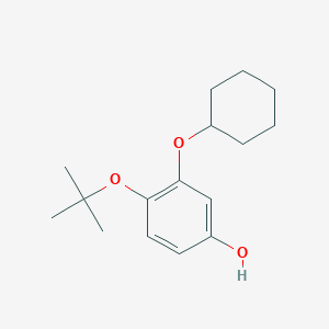 4-Tert-butoxy-3-(cyclohexyloxy)phenol