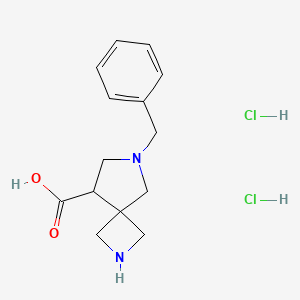 6-Benzyl-2,6-diazaspiro[3.4]octane-8-carboxylic acid dihydrochloride