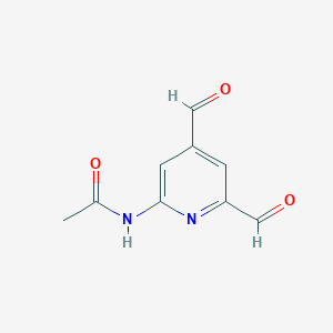 N-(4,6-Diformylpyridin-2-YL)acetamide