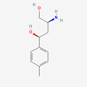 molecular formula C11H17NO2 B14852694 (1S,3S)-3-Amino-1-(4-methylphenyl)-1,4-butanediol 