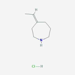 (4Z)-4-ethylideneazepane hydrochloride