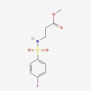 Methyl 3-(4-fluorobenzenesulfonamido)propanoate