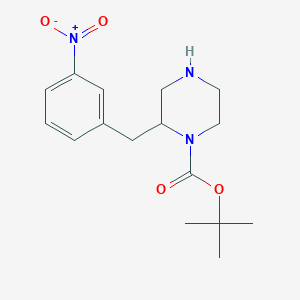 2-(3-Nitro-benzyl)-piperazine-1-carboxylic acid tert-butyl ester