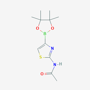 N-(4-(4,4,5,5-Tetramethyl-1,3,2-dioxaborolan-2-YL)thiazol-2-YL)acetamide