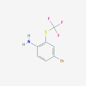 4-Bromo-2-(trifluoromethylthio)aniline