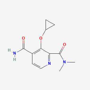 3-Cyclopropoxy-N2,N2-dimethylpyridine-2,4-dicarboxamide