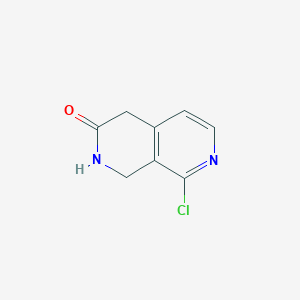 8-Chloro-1,4-dihydro-2,7-naphthyridin-3(2H)-one