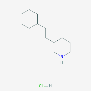 3-(2-Cyclohexylethyl)piperidine hydrochloride