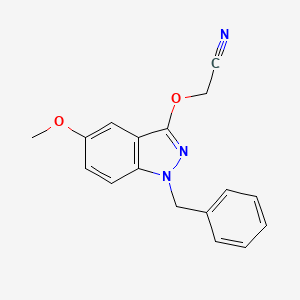 2-(1-Benzyl-5-methoxy-1H-indazol-3-yloxy)acetonitrile