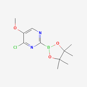 4-Chloro-5-methoxy-2-(4,4,5,5-tetramethyl-1,3,2-dioxaborolan-2-YL)pyrimidine