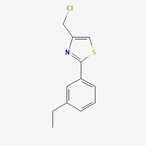 4-Chloromethyl-2-(3-ethyl-phenyl)-thiazole