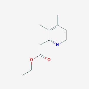 molecular formula C11H15NO2 B14852904 Ethyl (3,4-dimethylpyridin-2-YL)acetate 