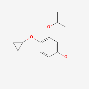 4-Tert-butoxy-1-cyclopropoxy-2-isopropoxybenzene