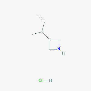molecular formula C7H16ClN B1485293 3-(Butan-2-yl)azetidine hydrochloride CAS No. 2098073-48-2