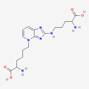 6-{2-[(4-Amino-4-carboxybutyl)amino]-4H-imidazo[4,5-b]pyridin-4-yl}norleucine