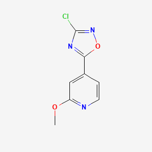 4-(3-Chloro-1,2,4-oxadiazol-5-YL)-2-methoxypyridine