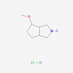 molecular formula C8H16ClNO B1485295 4-Methoxy-octahydrocyclopenta[c]pyrrole hydrochloride CAS No. 2098022-78-5