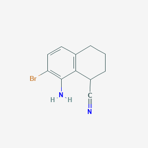 8-Amino-7-bromo-1,2,3,4-tetrahydronaphthalene-1-carbonitrile