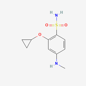 2-Cyclopropoxy-4-(methylamino)benzenesulfonamide