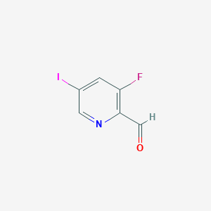 molecular formula C6H3FINO B14852981 3-Fluoro-5-iodopicolinaldehyde 