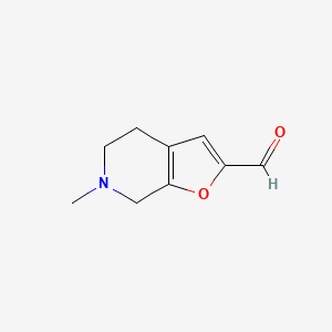 6-Methyl-4,5,6,7-tetrahydrofuro[2,3-C]pyridine-2-carbaldehyde