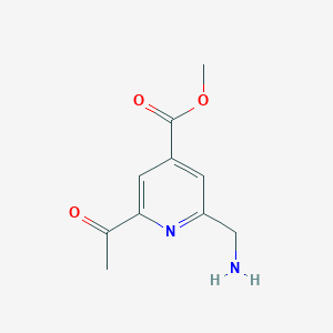 Methyl 2-acetyl-6-(aminomethyl)isonicotinate