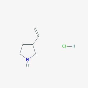 molecular formula C6H12ClN B1485300 3-Ethenylpyrrolidin-Hydrochlorid CAS No. 284670-91-3