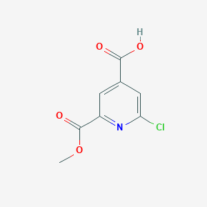 2-Chloro-6-(methoxycarbonyl)pyridine-4-carboxylic acid