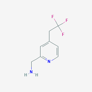 (4-(2,2,2-Trifluoroethyl)pyridin-2-yl)methanamine