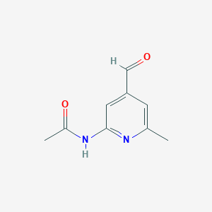 N-(4-Formyl-6-methylpyridin-2-YL)acetamide