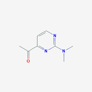 1-[2-(Dimethylamino)pyrimidin-4-YL]ethanone