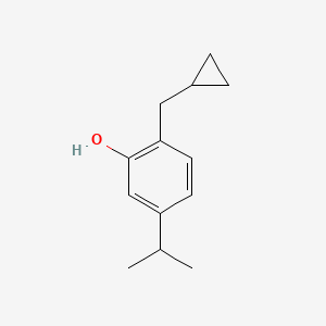 2-(Cyclopropylmethyl)-5-isopropylphenol