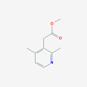 molecular formula C10H13NO2 B14853124 Methyl (2,4-dimethylpyridin-3-YL)acetate 