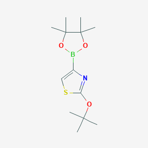 2-(tert-Butoxy)thiazole-4-boronic acid pinacol ester