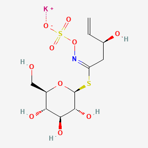 potassium;[(E)-[(3S)-3-hydroxy-1-[(2S,3R,4S,5S,6R)-3,4,5-trihydroxy-6-(hydroxymethyl)oxan-2-yl]sulfanylpent-4-enylidene]amino] sulfate