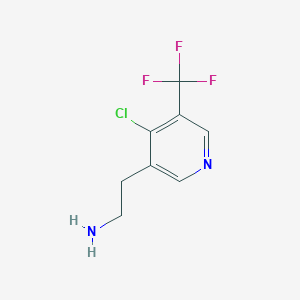 2-[4-Chloro-5-(trifluoromethyl)pyridin-3-YL]ethanamine