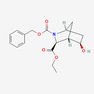 Racemic-(1S,3S,4S,5R)-2-Benzyl 3-Ethyl 5-Hydroxy-2-Azabicyclo[2.2.1]Heptane-2,3-Dicarboxylate