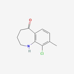 9-Chloro-8-methyl-1,2,3,4-tetrahydro-benzo[B]azepin-5-one