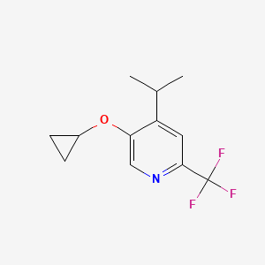 5-Cyclopropoxy-4-isopropyl-2-(trifluoromethyl)pyridine