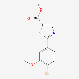 2-(4-Bromo-3-methoxy-phenyl)-thiazole-5-carboxylic acid