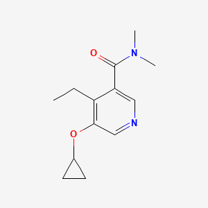 5-Cyclopropoxy-4-ethyl-N,N-dimethylnicotinamide