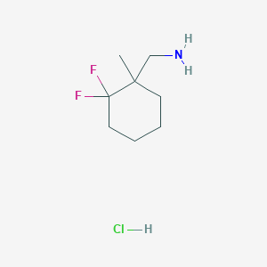 molecular formula C8H16ClF2N B1485327 (2,2-Difluoro-1-methylcyclohexyl)methanamine hydrochloride CAS No. 2098017-24-2
